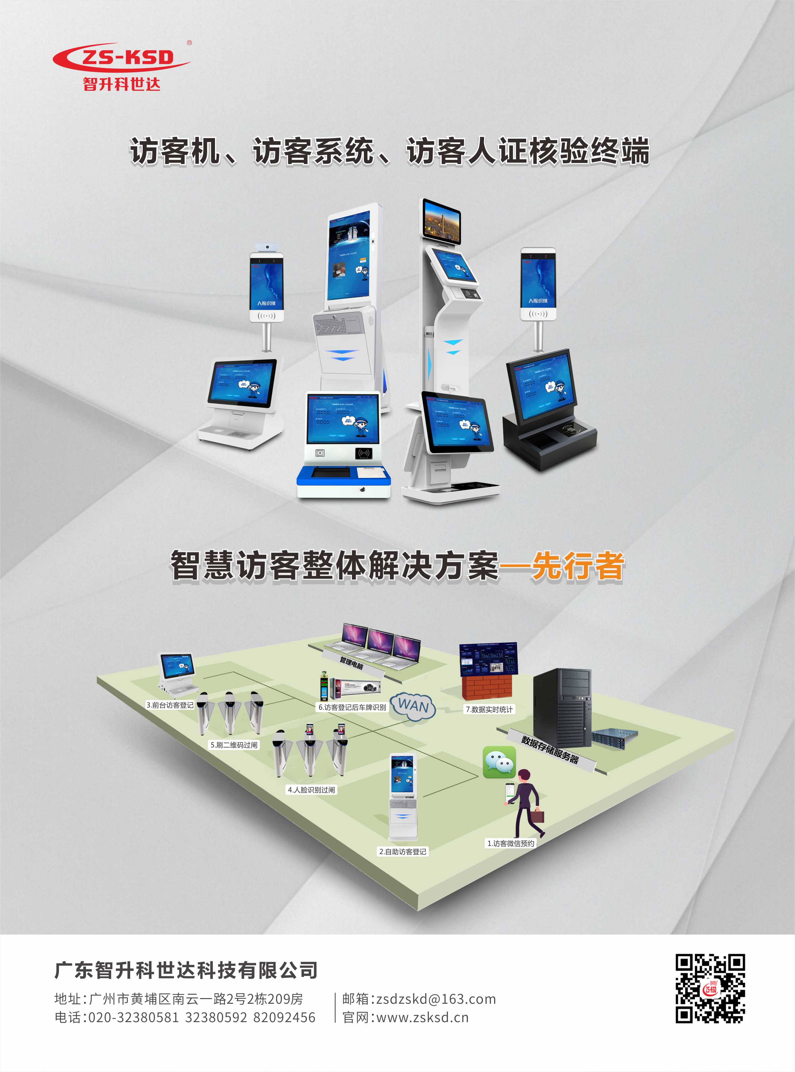 Z2 32寸高端自助訪客-A9S-2訪客登記-微信預(yù)約-人臉門禁通道-電梯控制整體解決方案